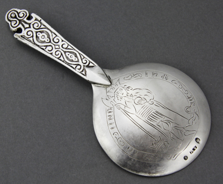 Baptismal silver spoon
