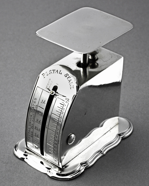 Silver Finish Pocket Postal Scales