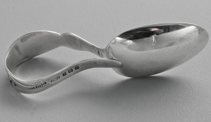 Tiny Tiffany Rabbit Baby Spoon in Sterling Silver, Size: 5.9 in.