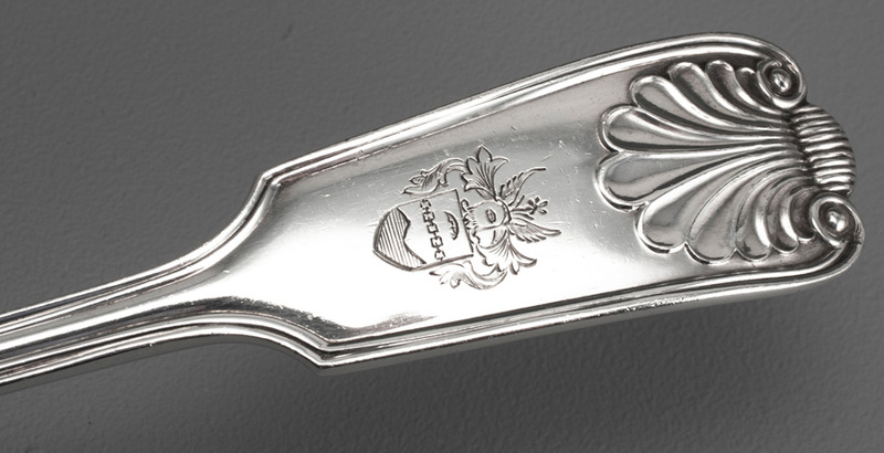 Old Point Comfort Souvenir Spoon - Sterling Silver Virgiania Leaf Bowl  Engraved - Wilson Brothers Jewelry