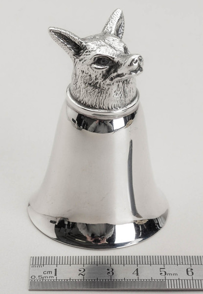 Stirrup Cup Fox Head Leonard Silver Company Plate – Anderson Jones Sporting  Antiques and Gifts