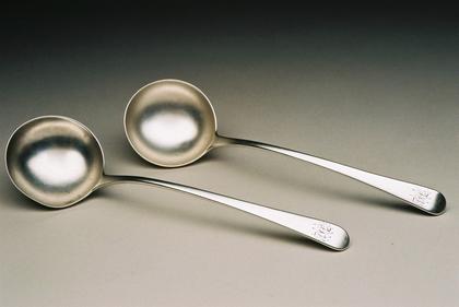 Silver Sauce ladles (pair)