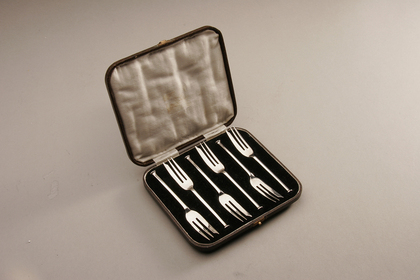 Art Deco cake forks (6)