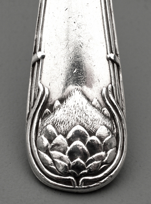 Private Die King Protea Pattern Silver Spoon