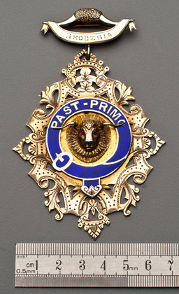 Royal Antediluvian Order of Buffaloes Rhodesia Past Primo Silver Badge