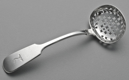 Exeter Silver Sifter Ladle - James Andrew Page, Plymouth