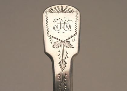 Silver Caddy spoon - Taylor & Perry