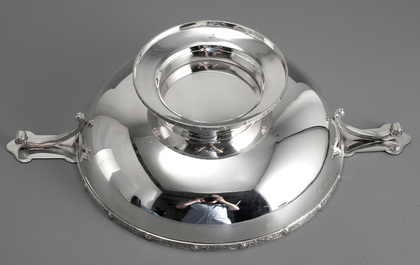 Celtic Sterling Silver Bowl - Quaich - Zoomorphic Design