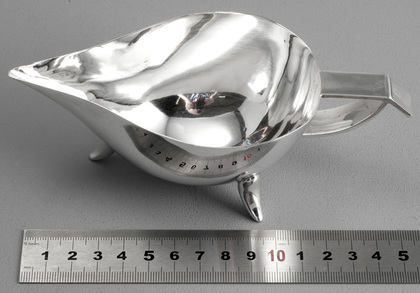 Antique Silver Sauce or Gravy Boat - Modernist Style