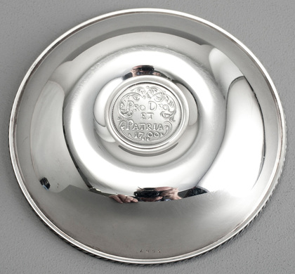 Swiss Silver  5 Schilling Coin Bowl - Jezler