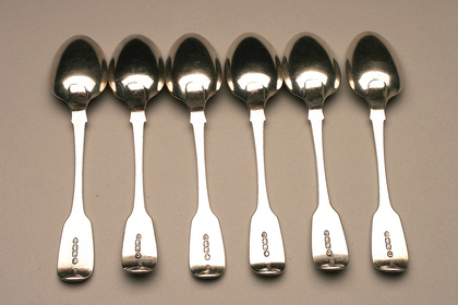 Irish Silver Teaspoon set (6)