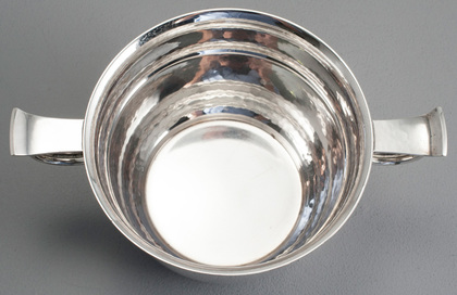 Dutch Arts & Crafts Silver Christening Bowl