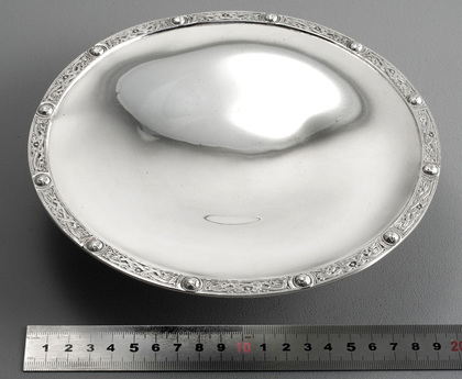 Celtic Sterling Silver Tazza or Fruit Bowl - Zoomorphic Design