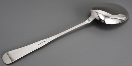 Danish Antique Silver Serving Spoon - Exceptional Size - Veltzin 13L4G