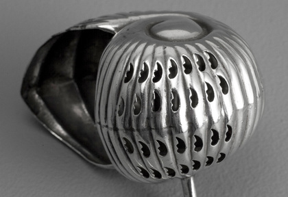 New Nautilus Novelty Antique Silver Sugar Sifter