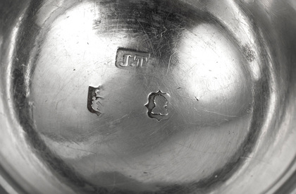   Irish Georgian Silver Punch Ladle (Small) - John Townsend - Unrecorded Makers Mark
