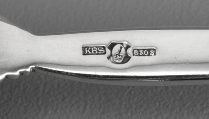 Kay Bojesen Art Nouveau Silver Server  -830S