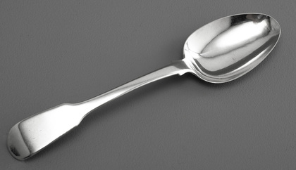 Chinese Export Silver Dessert Spoon - WE WE WC