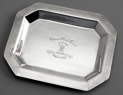 Royal Troon Golf Club Sterling Silver Pin Tray