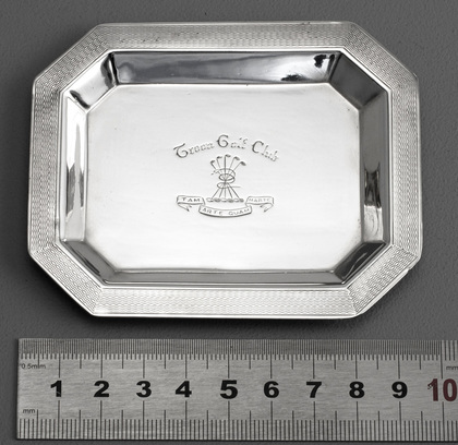 Royal Troon Golf Club Sterling Silver Pin Tray