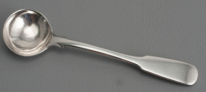 Indian Colonial Silver Salt Spoon
