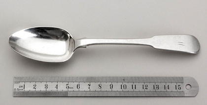 Chinese Export Silver Dessert Spoon - Yatshing