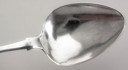Daniel Beets Cape Silver Tablespoon - Unrecorded Hallmarks, Bird Punch (1)