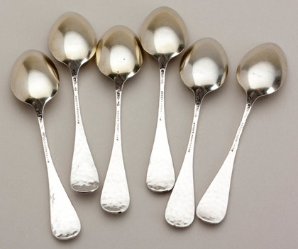 Shreve, Crump & Low Sterling Silver Teaspoons (Set of 6) - Whiting Commission