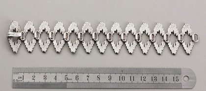 Danish Sterling Silver Bracelet, Modernist Style - Knut V Andersen