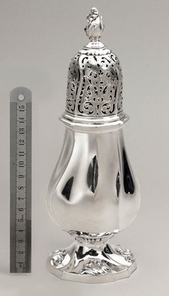 Dutch Silver Sugar Caster (Strooibus) - Pieter van der Kruyf, Rijksmuseum