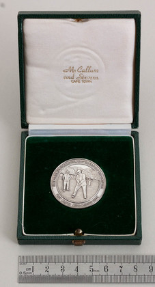 Royal Cape Golf Club 100 Centenary Silver Medallion - Lieutenant General Sir Henry D'Oyley Torrens KCB KCMG  