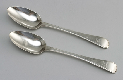 Rare Cape Silver Old English Thread Tablespoons (Pair) - Johannes Combrink, Cape Stub