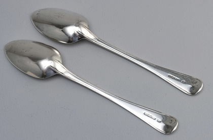 Rare Cape Silver Old English Thread Tablespoons (Pair) - Johannes Combrink, Cape Stub