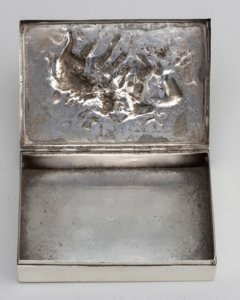 Victorian Silver Horse Chariot Racing Table Box - George Lambert, Robert Stocker, Quadriga, Apollo