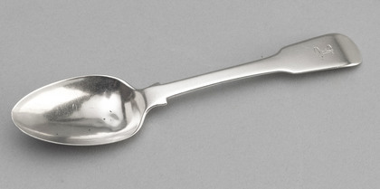 Rare Chinese Export Dessert Spoon - Unknown Maker E