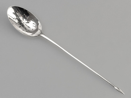 Georgian Silver Mote Spoon - Philip Roker