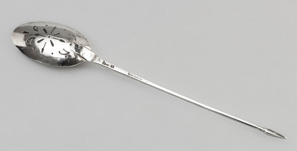 Georgian Silver Mote Spoon - Philip Roker