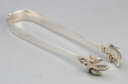 South African Sterling Silver Ice Tongs - SM