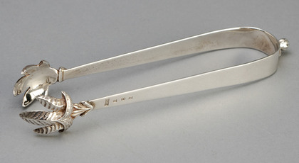 South African Sterling Silver Ice Tongs - SM