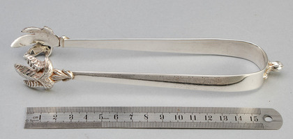 South African Sterling Silver Ice Tongs - SM