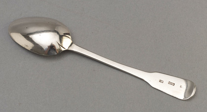 Scottish Provincial Silver Oar Pattern Teaspoon - Charles Fowler, Elgin