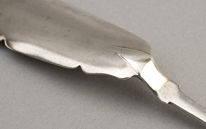 Cape Silver Butter Knife - William Moore, Cape Stub Hallmarks