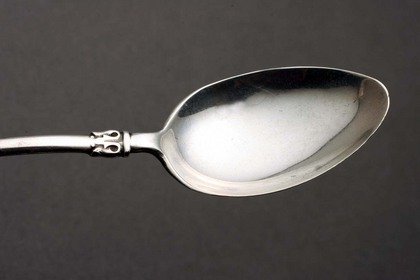 Silver and Enamel Golf teaspoon