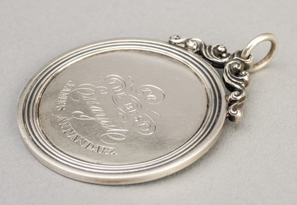 Mr. Smeatons Institution St. Andrews Silver Prize Medallion - James Annandale, Abbey Park