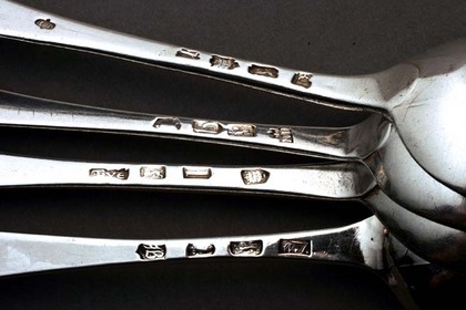 Silver Hanoverian Tablespoons (mixed set of 12)