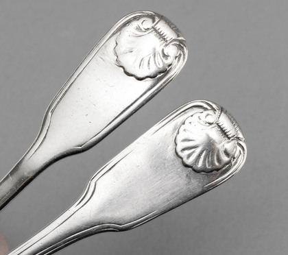 Indian Colonial Silver Dessert Spoon & Fork - Twentyman & Co.