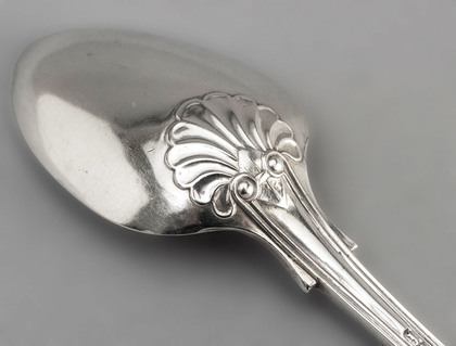 Cape Silver Kings Pattern Dessert Spoon - Lawrence Twentyman