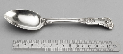 Cape Silver Kings Pattern Dessert Spoon - Lawrence Twentyman