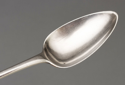 Chinese Export Silver Dessert Spoon - Sunshing