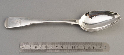 Rare Canadian Silver Tablespoon - Salomon Marion, Montreal (3 of 3)